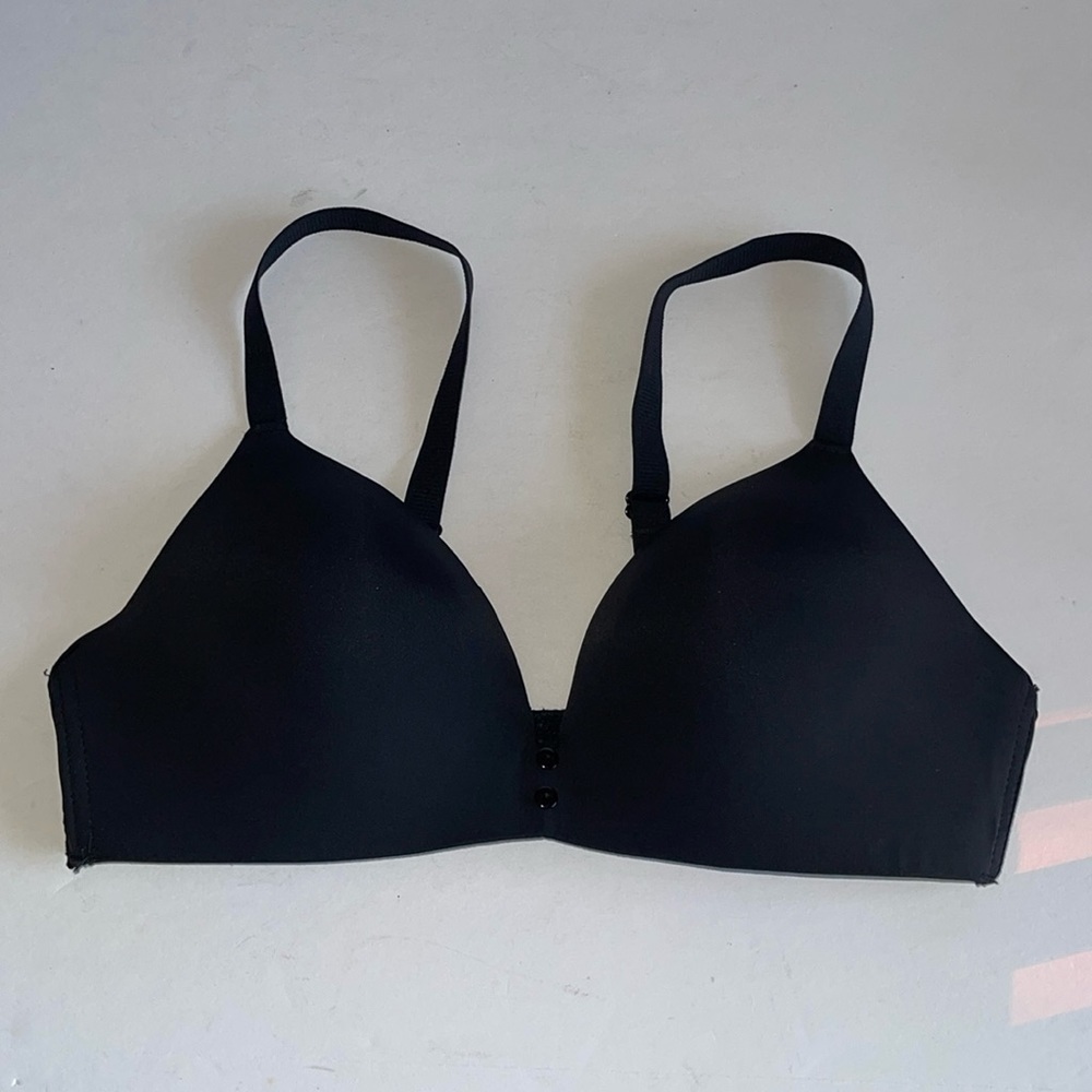 Fine Too Black Wireless Bra